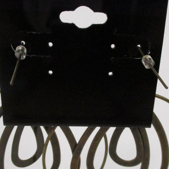 💕3 for 15💕 Copper Hoop & Pendant Earrings NWOT - Picture 3 of 3